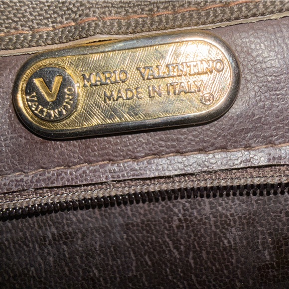 Brown Monogram Valentino Clutch - Picture 9 of 11